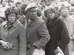 Supporters of the Civil Rights movement