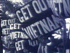 Protest against the US being in Vietnam